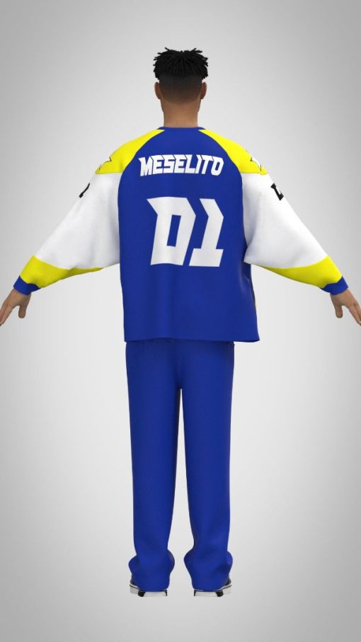 Meselito Hockey Jersey Blue - Image 3