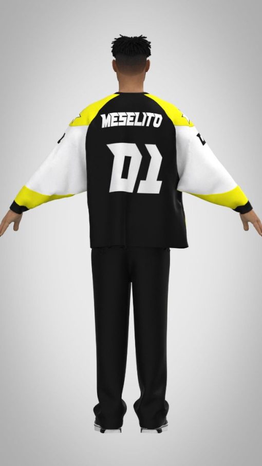 Meselito Hockey Jersey Black - Image 2