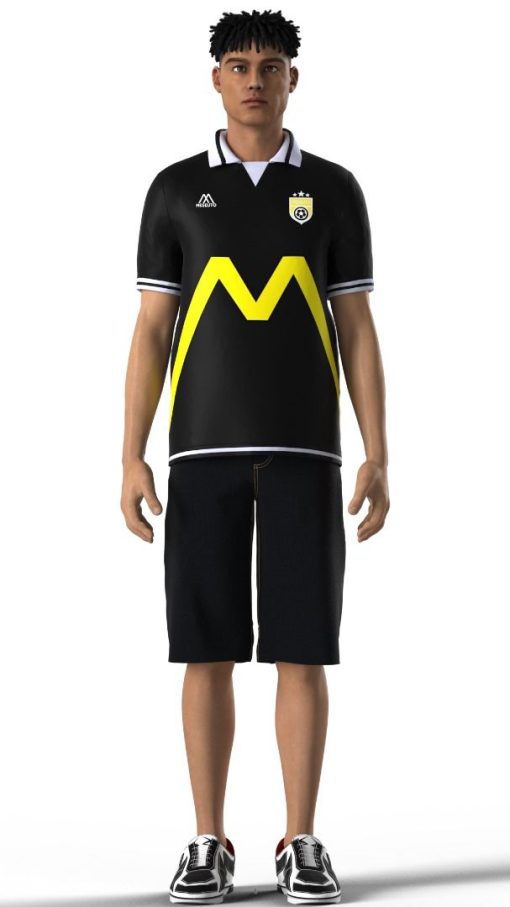 Meselito Soccer Jersey Black
