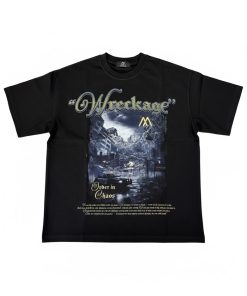 WRECKAGE TEE-black